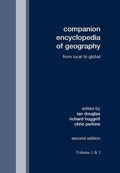 Cover: Companion Encyclopedia of Geography - Routledge