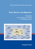 Cover: Place Names and Migration - Kovac, Dr. Verlag