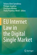 Cover: EU Internet Law in the Digital Single Market - Springer