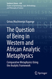 Abbildung von: The Question of Being in Western and African Analytic Metaphysics - Springer