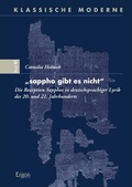 Cover: "sappho gibt es nicht" - Ergon