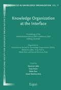 Cover: Knowledge Organization at the Interface - Ergon