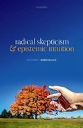 Cover: Radical Skepticism and Epistemic Intuition - Oxford University Press