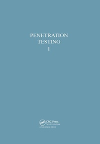 Abbildung von: Penetration Testing, volume 1 - CRC Press