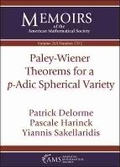 Cover: Paley-Wiener Theorems for a $p$-Adic Spherical Variety - American Mathematical Society