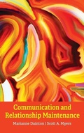 Cover: Communication and Relationship Maintenance - Cognella Academic Publishing