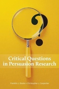 Cover: Critical Questions in Persuasion Research - Cognella Academic Publishing