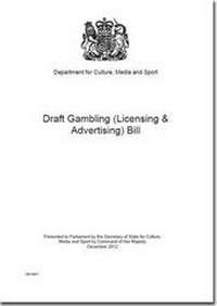 Abbildung von: Draft Gambling (Licensing & Advertising) Bill - TSO