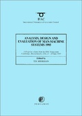 Cover: Analysis, Design and Evaluation of Man-Machine Systems 1995 - Pergamon