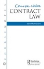 Cover: Course Notes: Contract Law - Routledge