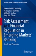 Cover: Risk Assessment and Financial Regulation in Emerging Markets' Banking - Springer