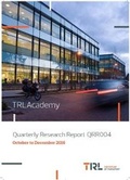 Cover: Quarterly Research Report QRR004 - TRL Limited