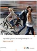 Cover: Quarterly Research Report QRR006 - TRL Limited