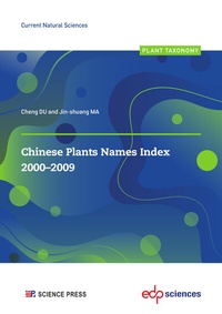 Abbildung von: Chinese Plants Names Index 2000-2009 - EDP sciences