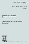 Cover: Janus Pannonius, Epigrammes - Peeters Publishers