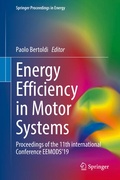 Cover: Energy Efficiency in Motor Systems - Springer