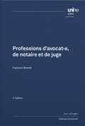 Cover: Professions d'avocat-e, de notaire et de juge - Helbing & Lichtenhahn