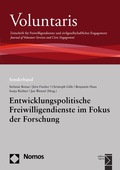 Cover: Entwicklungspolitische Freiwilligendienste im Fokus der Forschung - Nomos