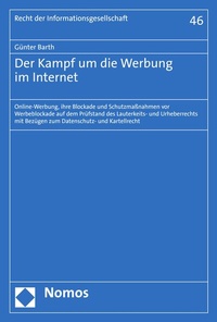 Abbildung von: Der Kampf um die Werbung im Internet - Nomos