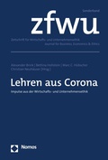 Cover: Lehren aus Corona - Nomos