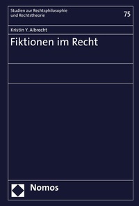 Abbildung von: Fiktionen im Recht - Nomos