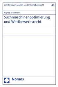 Abbildung von: Suchmaschinenoptimierung und Wettbewerbsrecht - Nomos