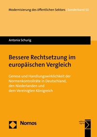 Abbildung von: Bessere Rechtsetzung im europäischen Vergleich - Nomos