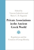 Cover: Private Associations in the Ancient Greek World - Cambridge University Press