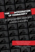 Cover: The Disintegration of Community - State University of New York Press