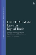 Cover: UNCITRAL Model Laws on Digital Trade - Hart Publishing