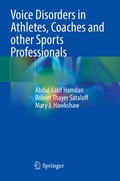 Cover: Voice Disorders in Athletes, Coaches and other Sports Professionals - Springer