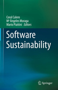 Enlarge image Cover: Software Sustainability - Springer