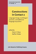 Cover: Constructions in Contact 2 - John Benjamins Publishing Company