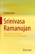 Cover: Srinivasa Ramanujan - Springer