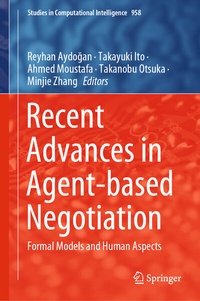Enlarge image Cover: Recent Advances in Agent-based Negotiation - Springer