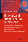 Cover: Materials and Strength of Gas Turbine Parts - Springer