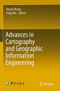 Enlarge image Cover: Advances in Cartography and Geographic Information Engineering - Springer