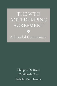 Abbildung von: The WTO Anti-Dumping Agreement - Cambridge University Press