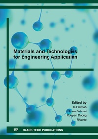 Enlarge image Cover: Materials and Technologies for Engineering Application - Trans Tech Publications Ltd