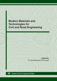 Abbildung von: Modern Materials and Technologies for Civil and Road Engineering - Trans Tech Publications Ltd