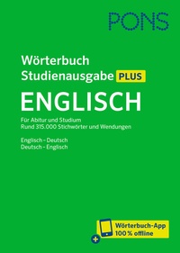 Abbildung von: PONS Wörterbuch Studienausgabe Plus Englisch - PONS Langenscheidt