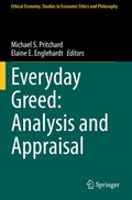 Cover: Everyday Greed: Analysis and Appraisal - Springer