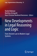 Cover: New Developments in Legal Reasoning and Logic - Springer