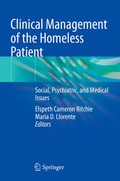 Cover: Clinical Management of the Homeless Patient - Springer