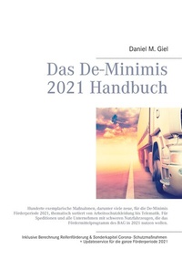 Abbildung von: Das De-Minimis 2021 Handbuch - BoD - Books on Demand