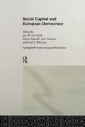 Cover: Social Capital and European Democracy - Routledge