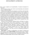 Cover: Development as Process - Routledge