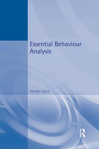 Enlarge image Cover: Essential Behaviour Analysis - Routledge