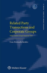Abbildung von: Related Party Transactions and Corporate Groups - Kluwer Law International