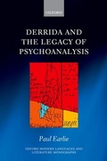 Bild: Derrida and the Legacy of Psychoanalysis - OUP eBook